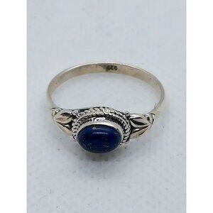Sterling ring lapis‎ 9.5